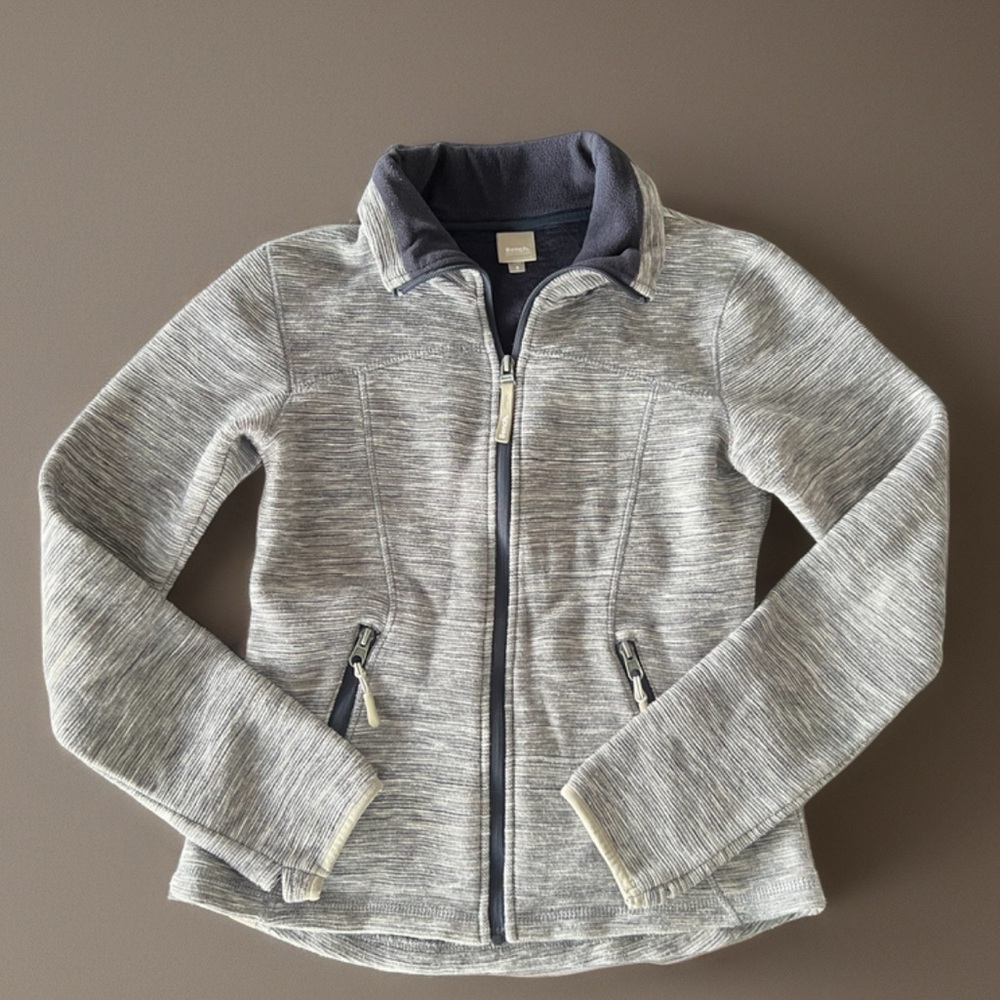 Bench Women's Heather Gray fleece lined Jacket